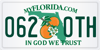 FL license plate 0620TH