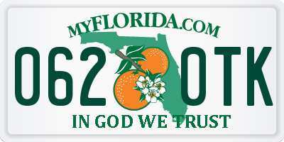 FL license plate 0620TK