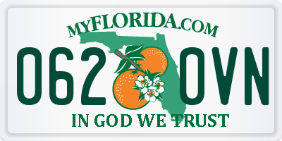 FL license plate 0620VN