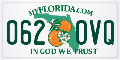 FL license plate 0620VQ