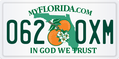 FL license plate 0620XM