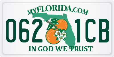 FL license plate 0621CB