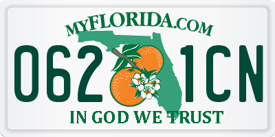 FL license plate 0621CN
