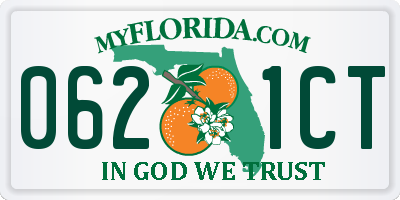 FL license plate 0621CT