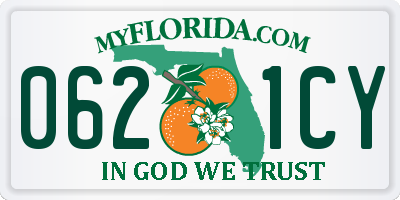 FL license plate 0621CY