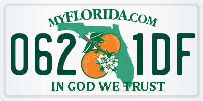 FL license plate 0621DF