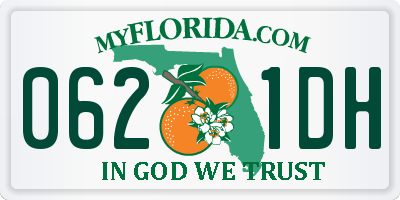 FL license plate 0621DH