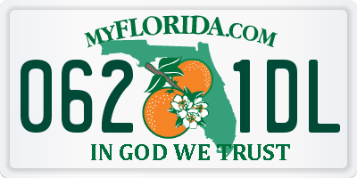 FL license plate 0621DL