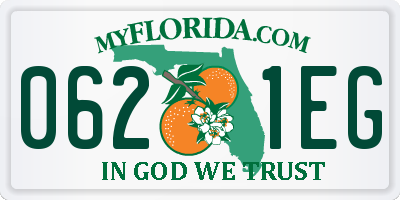 FL license plate 0621EG