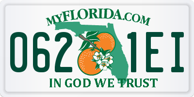 FL license plate 0621EI