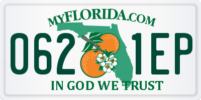 FL license plate 0621EP