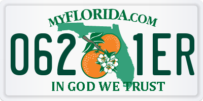 FL license plate 0621ER