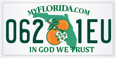 FL license plate 0621EU