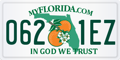 FL license plate 0621EZ