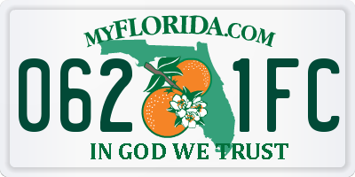 FL license plate 0621FC