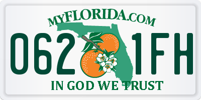 FL license plate 0621FH