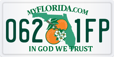 FL license plate 0621FP