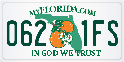 FL license plate 0621FS