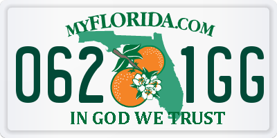 FL license plate 0621GG