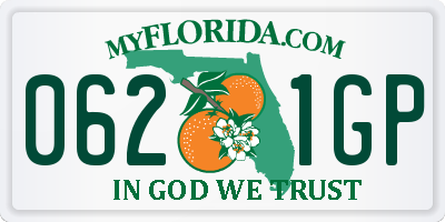 FL license plate 0621GP