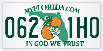 FL license plate 0621HO