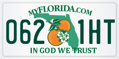 FL license plate 0621HT