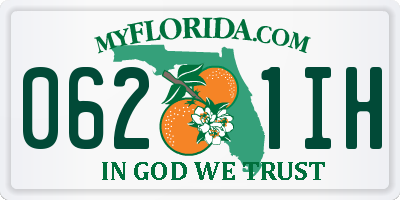 FL license plate 0621IH