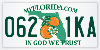 FL license plate 0621KA