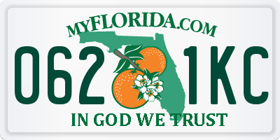 FL license plate 0621KC