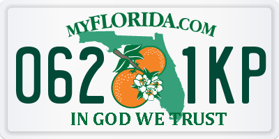 FL license plate 0621KP