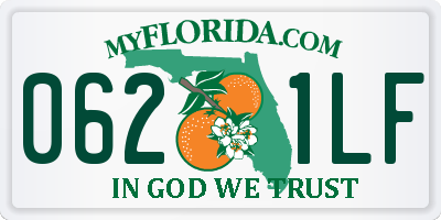 FL license plate 0621LF