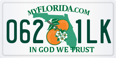 FL license plate 0621LK