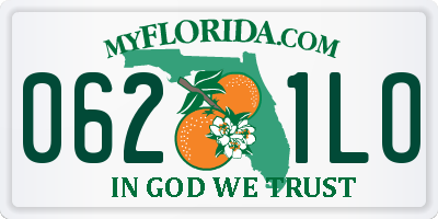 FL license plate 0621LO