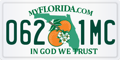 FL license plate 0621MC