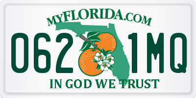FL license plate 0621MQ
