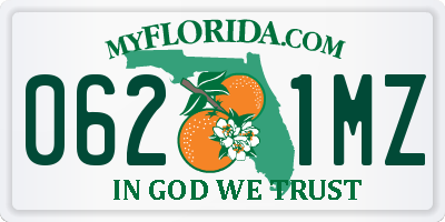 FL license plate 0621MZ
