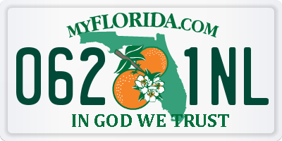 FL license plate 0621NL