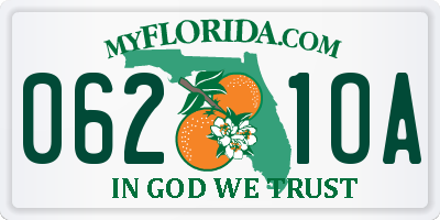 FL license plate 0621OA