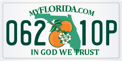FL license plate 0621OP