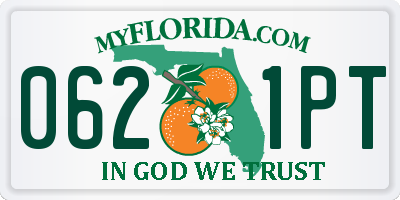FL license plate 0621PT