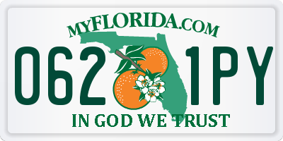 FL license plate 0621PY