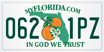 FL license plate 0621PZ