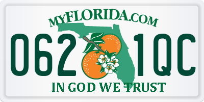 FL license plate 0621QC