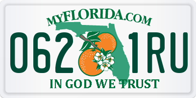 FL license plate 0621RU