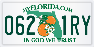 FL license plate 0621RY