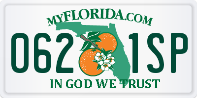 FL license plate 0621SP