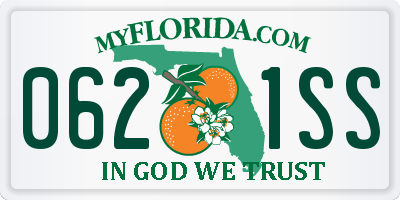 FL license plate 0621SS
