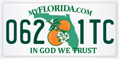 FL license plate 0621TC
