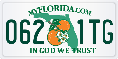 FL license plate 0621TG
