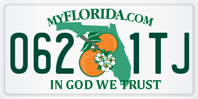 FL license plate 0621TJ